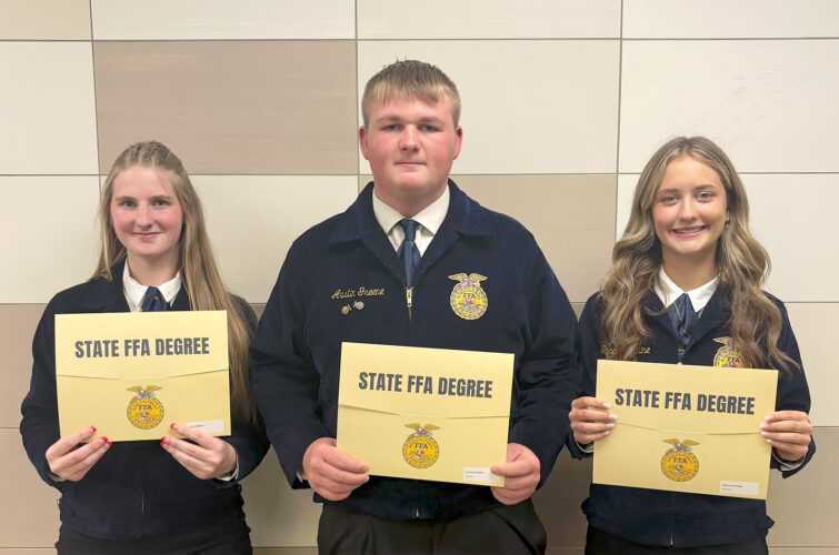 Waterford FFA members earn State Degrees